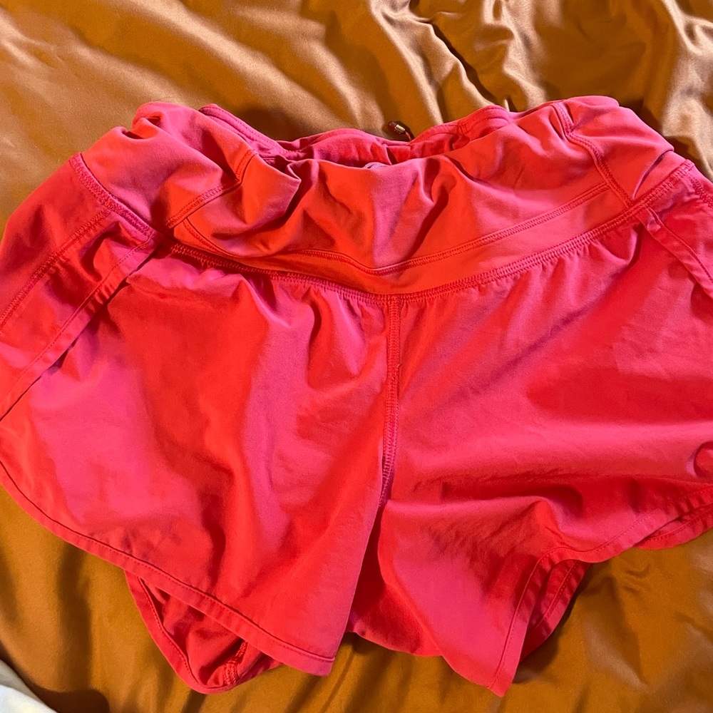 Perfect condition speed up lined lululemon athletica running shorts